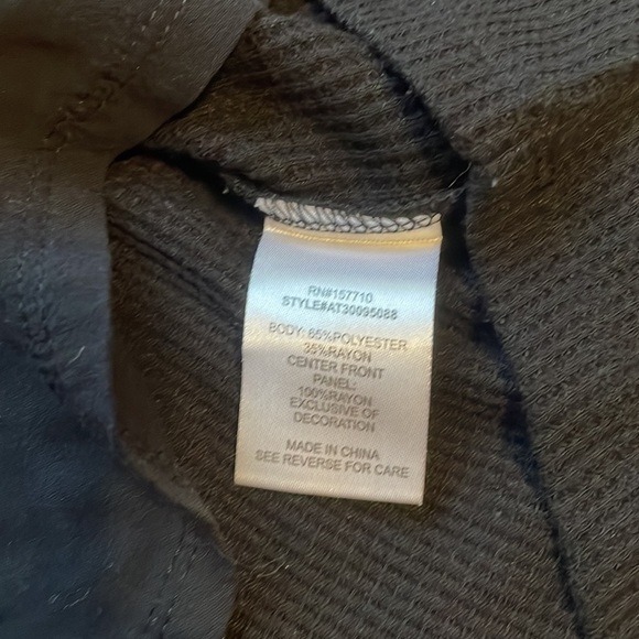 Alchemy Thread M Black Loose Thermal Long Sleeve Shirt Embroidered Women’s EUC - Picture 7 of 12